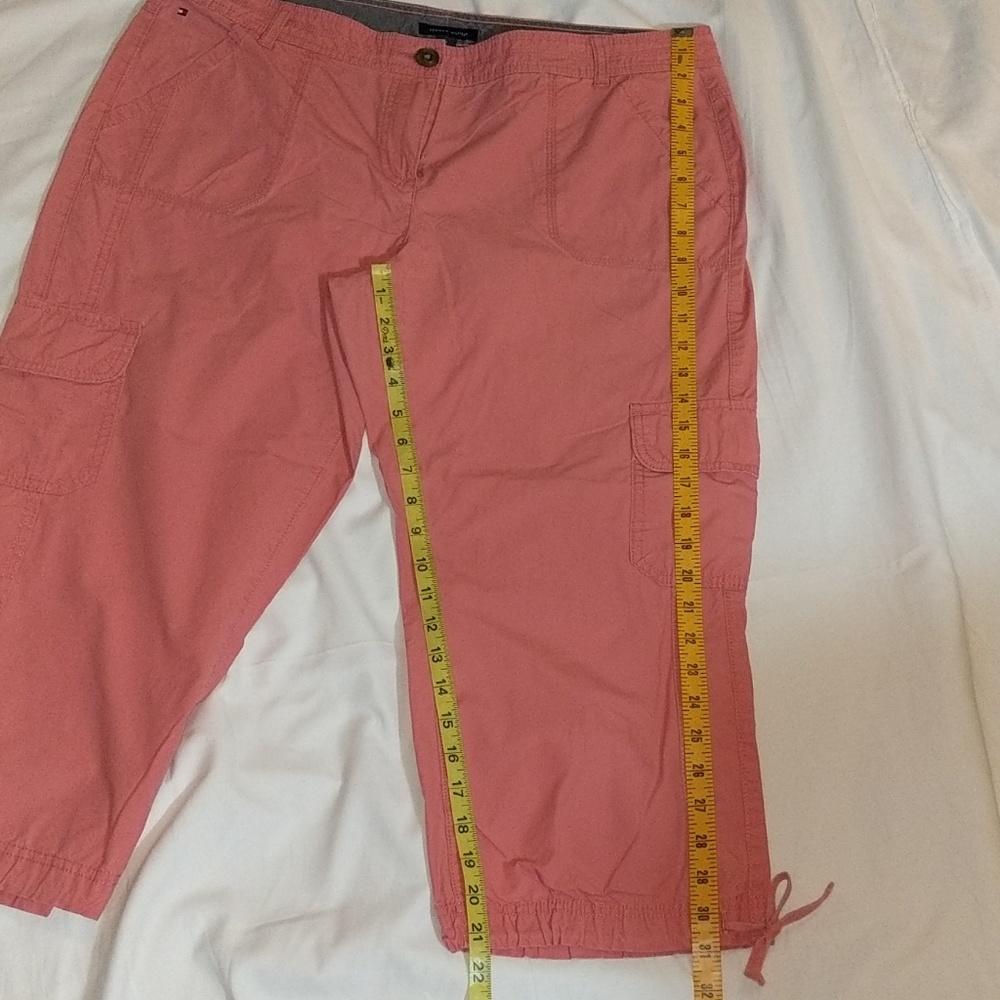 Tommy Hilfiger salmon capri pants sz 14 - Picture 5 of 6
